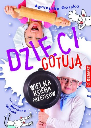 Książeczka edukacyjna Demart Dzieci gotują. Wielka księga przepisów