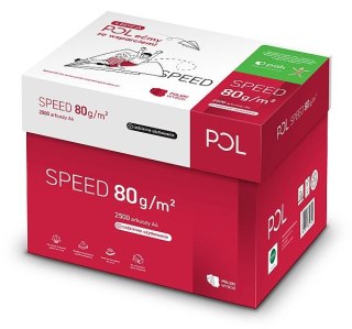 Papier ksero Pol speed A4 biały 500k. 80g [mm:] 210x297