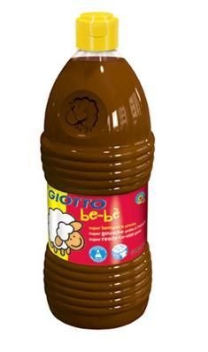 Farba tempera Giotto Be-Be kolor: brązowy 1000ml 1 kolor. (467523)