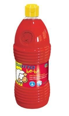 Farba tempera Giotto Be-Be kolor: czerwony 1000ml 1 kolor. (467508)