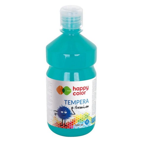 Farba tempera Happy Color kolor: turkusowy 500ml 1 kolor. (HA 3310 0500-39)