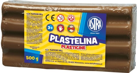 Plastelina Astra 1 kol. brązowa 500g