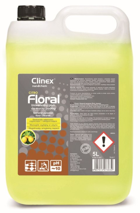 Płyn do podłóg Clinex Floral Ocean 5000ml (77-894)