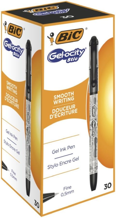 Długopis żelowy Bic GEL_OCITY czarny 0,5mm (1010266)