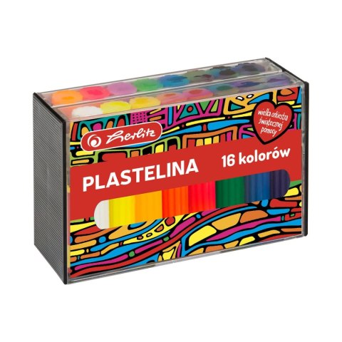 Plastelina Herlitz 16 kol. WOŚP mix (9587346)