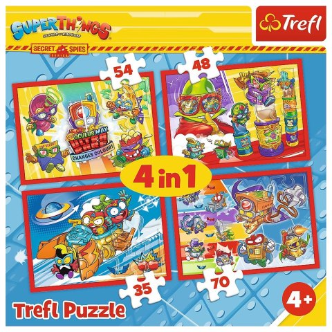 Puzzle Trefl Tajni Szpiedzy 4w1 el. (34376)