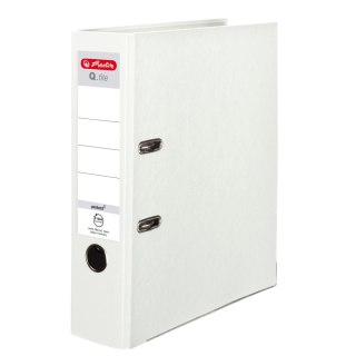 Segregator dźwigniowy Herlitz Q. file Standard A4 80mm biały (0011167079)