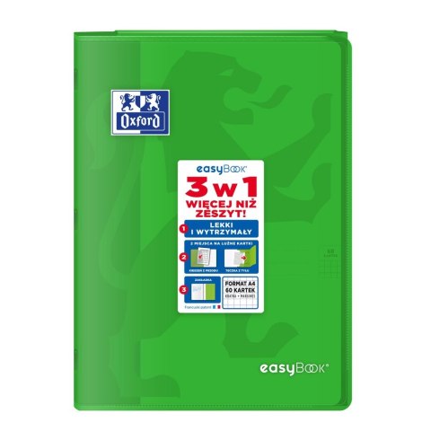 Zeszyt Oxford EASYBOOK A4 60k. 90g krata (400146695)