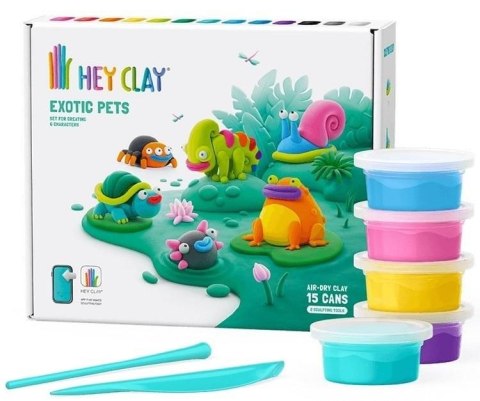 Masa plastyczna dla dzieci Tm Toys Hey Clay Egzotyczne zwierzęta mix (HLC15025CEE)