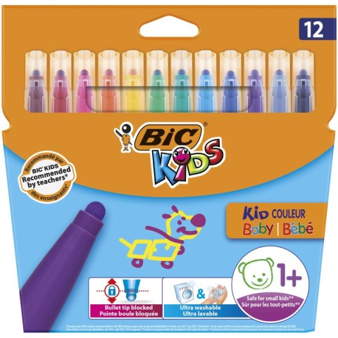 Flamaster Bic Kids Kid Couleur Baby 12 kol. (902080)