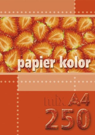 Papier kolorowy Kreska A4 mix 80g