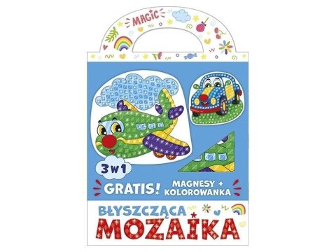 Mozaika Ranok Creative Błyszcząca mozaika 3w1 - Samolocik i autko (9503007000)