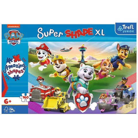 Puzzle Trefl Paw Patrol XL Skaczące pieski 160 el. (50021)