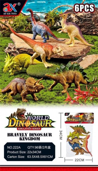 Figurka Ciuciubabka dinozaury mix 6 szt. (101346)