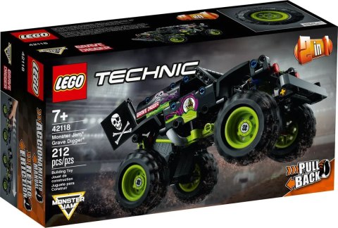 Klocki konstrukcyjne Lego Technic Monster Jam Grave Digger (42118)