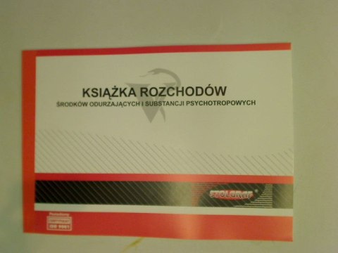 Druk offsetowy Stolgraf Książka rozchodów środków odurzających i substancji psychotropowych A4 50k. (WT98)