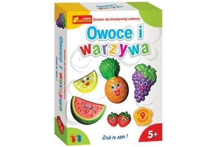 Zestaw kreatywny Ranok Creative PRACA Z GIPSEM WARZYWA I OWOCE (03170)