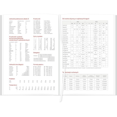 Kalendarz nauczyciela książkowy (terminarz) A5TA071B Wydawnictwo Wokół Nas 2024/2025 a5 CZERWONY A5 (NEBRASKA)