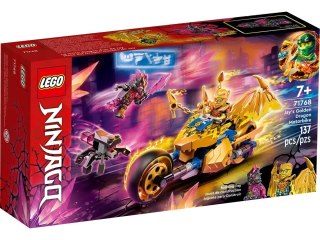 Klocki konstrukcyjne Lego Ninjago Motocykl złotego smoka Jaya (71768)