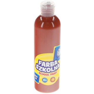 Farby plakatowe Astra szkolne kolor: brązowy 250ml 1 kolor.