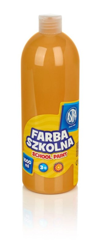 Farby plakatowe Astra szkolne kolor: brązowy jasny 1000ml 1 kolor.