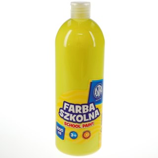 Farby plakatowe Astra szkolne kolor: cytrynowy 1000ml 1 kolor.