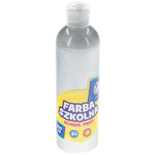 Farby plakatowe Astra szkolne kolor: srebrny 250ml 1 kolor.