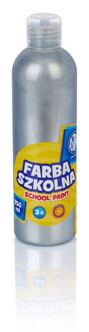 Farby plakatowe Astra szkolne kolor: srebrny 250ml 1 kolor.