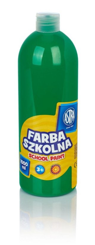 Farby plakatowe Astra szkolne kolor: zielony 1000ml 1 kolor.