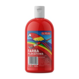 Farby plakatowe Herlitz kolor: czerwony 500ml 1 kolor. (9575838)