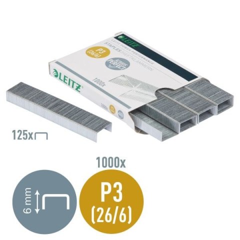 Zszywki 26/6 Leitz 1000 szt (55720000)