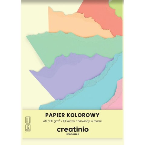 Papier kolorowy Top 2000 Creatinio A5 mix 80g (400176683)