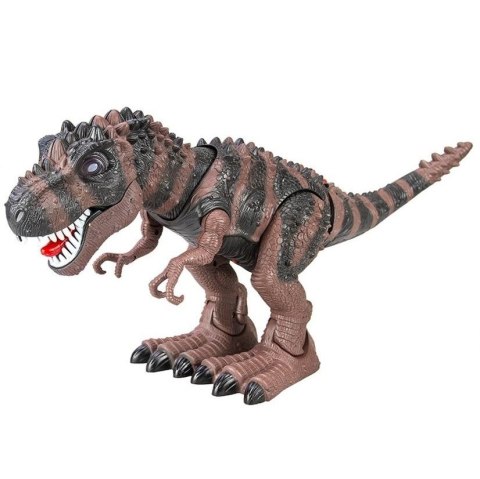 Figurka Lean Dinozaur Na Baterie Tyranozaur Rex Chodzący Brązowy (361)