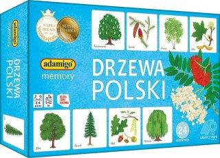 Gra pamięciowa Adamigo DRZEWA POLSKIE