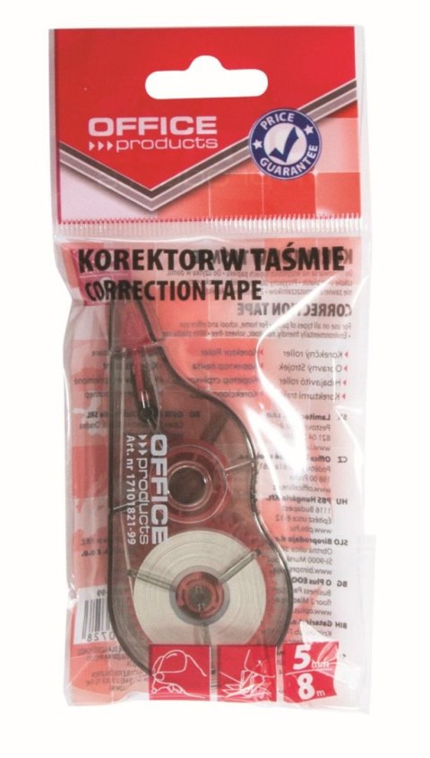 Korektor w taśmie (myszka) Office Products 5x8 [mm*m] (17101821-99)