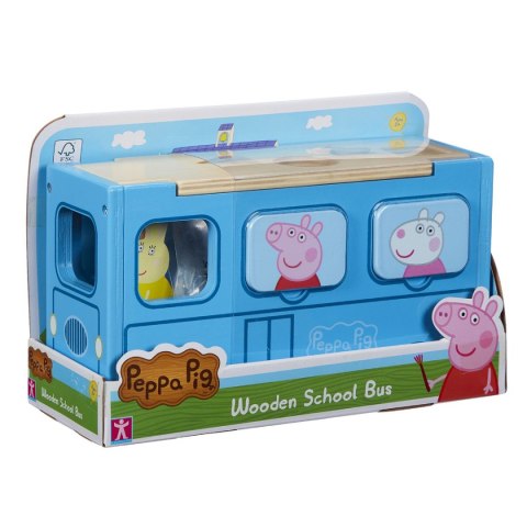 Autobus Tm Toys Peppa Pig drewniany autobus (PEP07222)