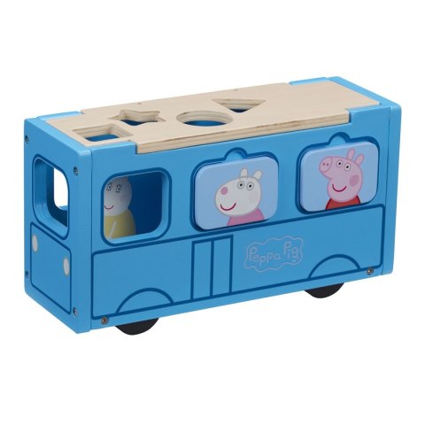 Autobus Tm Toys Peppa Pig drewniany autobus (PEP07222)