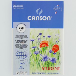 Blok artystyczny Canson Student akwarela A5 250g 10k (200005334)