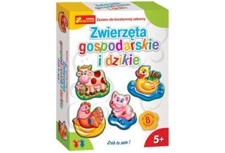 Zestaw kreatywny Ranok Creative PRACA Z GIPSEM ZWIERZĘTA GOSPODARSKIE I DZIKIE (03194)