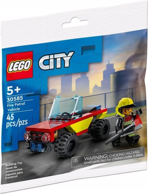 Klocki konstrukcyjne Lego City Patrol straży pożarnej (30585)