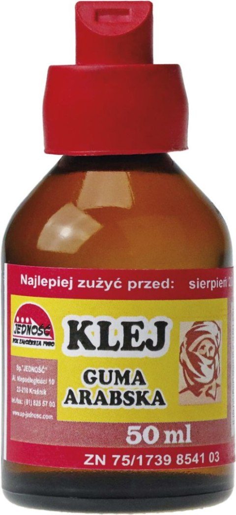 Klej w płynie Spółdzielnia JEDNOŚĆ guma arabska 50ml