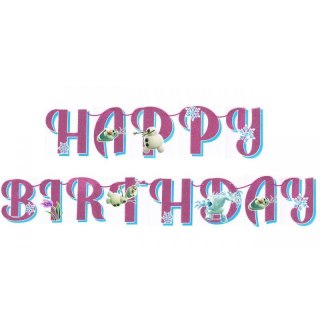 Baner Antella Happy Birthday Frozen (HB-860)