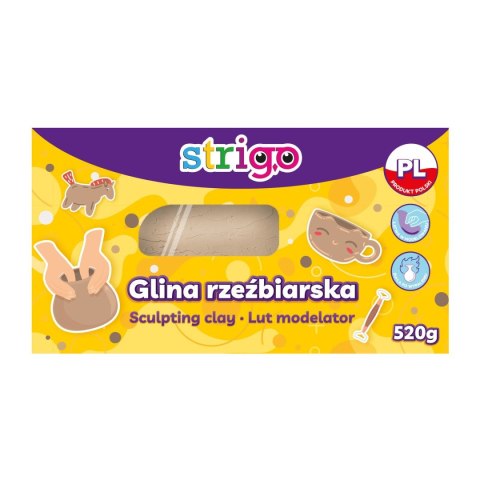 Glinka Strigo samoutwardzalna naturalna 520 g (SSC329)