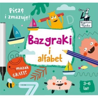 Książeczka edukacyjna Kapitan Nauka Bazgraki Alfabet