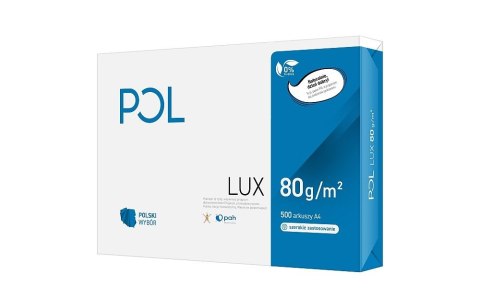 Papier ksero Pol lux A4 biały 500k. 80g