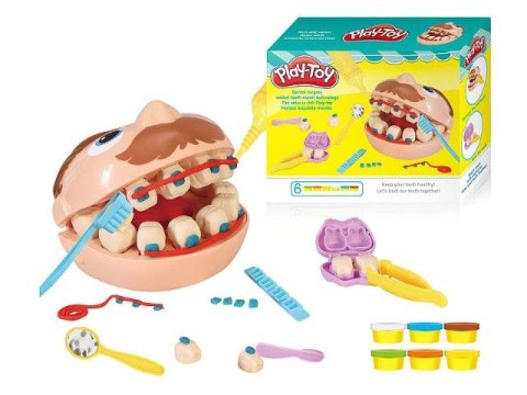 Masa plastyczna dla dzieci Bigtoys dentysta mix (BPLA4066)