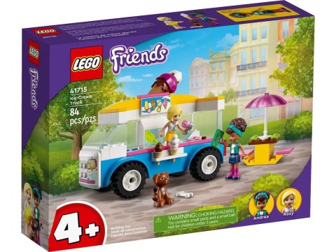 Klocki konstrukcyjne Lego Friends Furgonetka z lodami (41715)