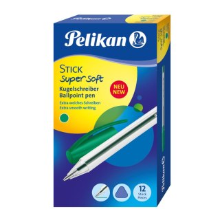 Długopis Pelikan super soft Stick zielony 1,0mm (601481)