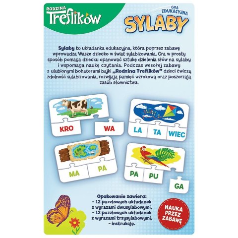 Gra edukacyjna Trefl Rodzina Treflików Sylaby Sylaby (02258)