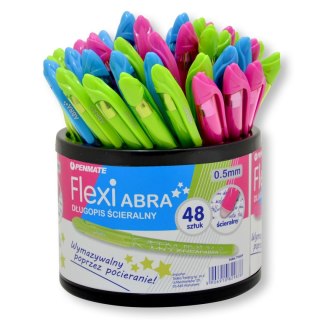 Długopis wymazywalny Penmate FLEXI ABRA colour 48 szt niebieski 0,5mm (TT8529)